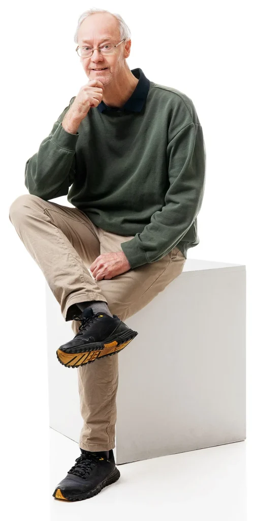 Jonas profilbild sittandes