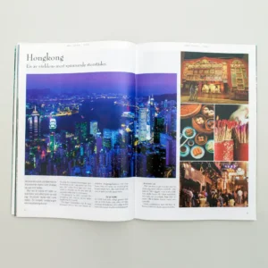 ABC Tours resekatalog uppslag 1 originalproduktion av Jonas Nilsson