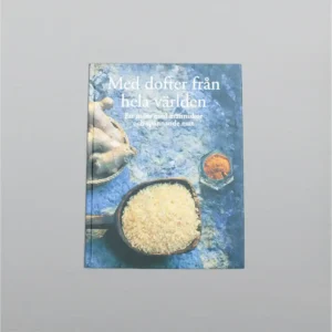 Malmo stad Invandrarförvaltningen bok Med dofter från hela världen omslag originalproduktion av Jonas Nilsson