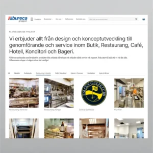 Redesign Bureca Referenser efter av Jonas Nilsson