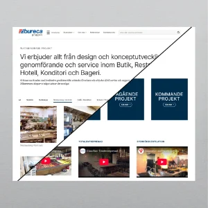 Redesign Bureca Referenser före efter omslagsbild