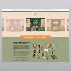 Websida Teza omslagsbild